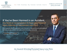 Tablet Screenshot of clarkharmonsonattorney.com